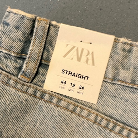 NEW! ZARA STRAIGHT LEG JEANS - Picture 10 of 15